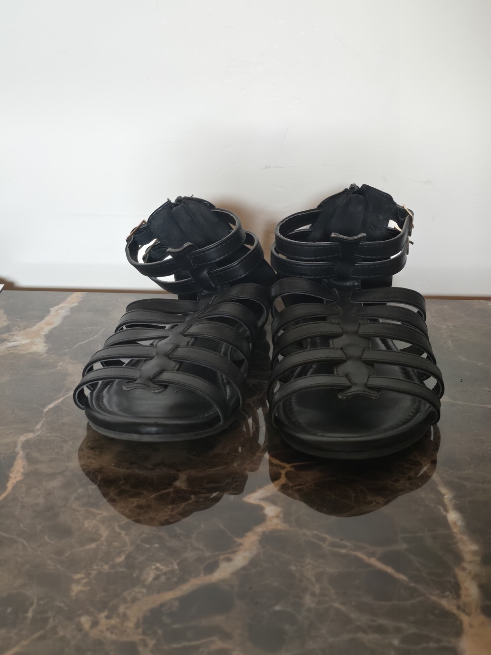 Black Strappy Women’s Gladiator Sandals